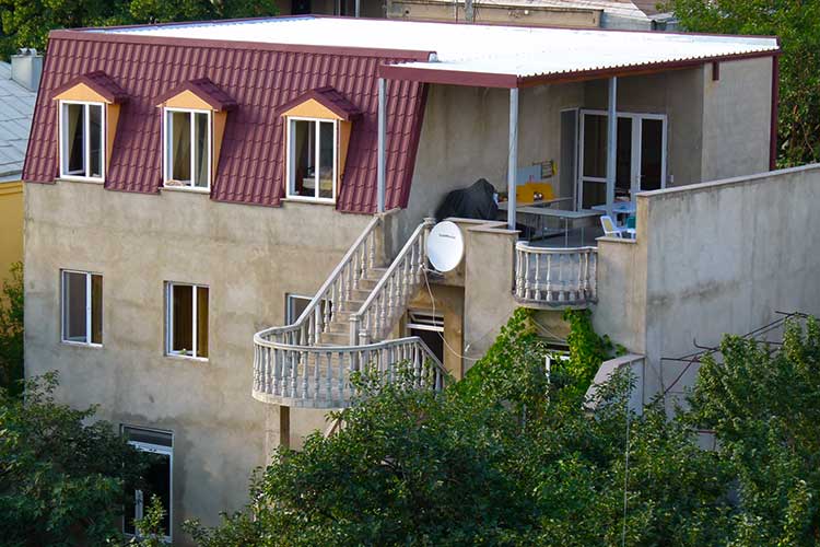 The Why Me building got a new roof