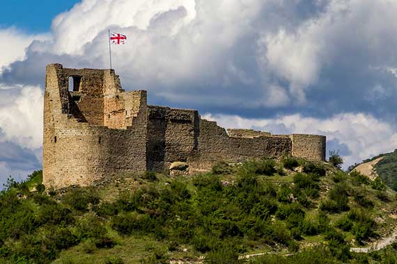 The ruins of Bebris Tsikhe