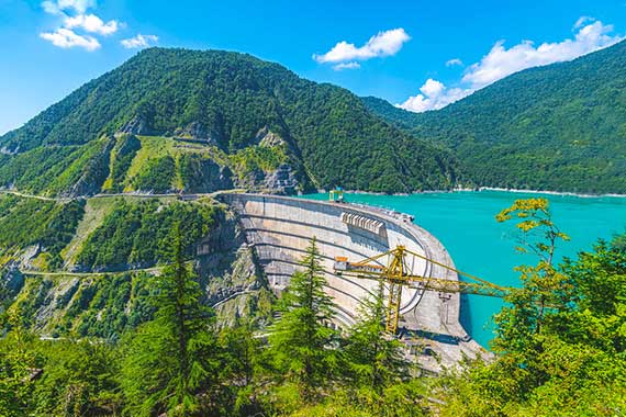 Enguri dam
