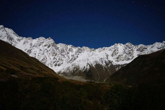 Millions of stars in the sky at night