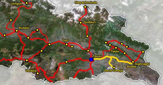 Why Me Travel - Excursion Sighnaghi, the Alazani Valley, the Monastery of St. Nino in Bodbe and the David Gareja Monastery