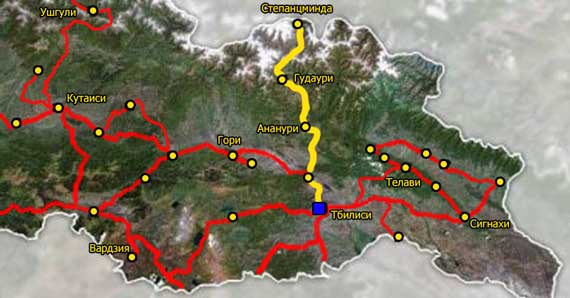 Why Me Travel - Карта поездки 20 оттенков Грузии День 8