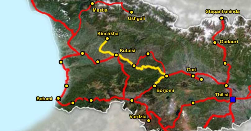 Why Me Travel - Map of holiday Ideal Mix Hike, Camp and Culture Day 11